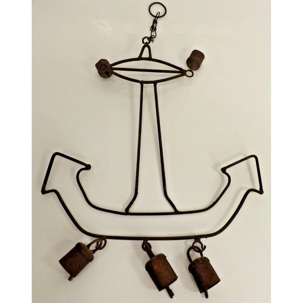 Rustic Vintage Metal Boat Anchor Nautical 12